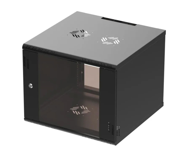 Extralink Wisząca 19" 9U 600x600mm Premium jednosekcyjna (czarna) EX.39359 - 1323246 - zdjęcie 2
